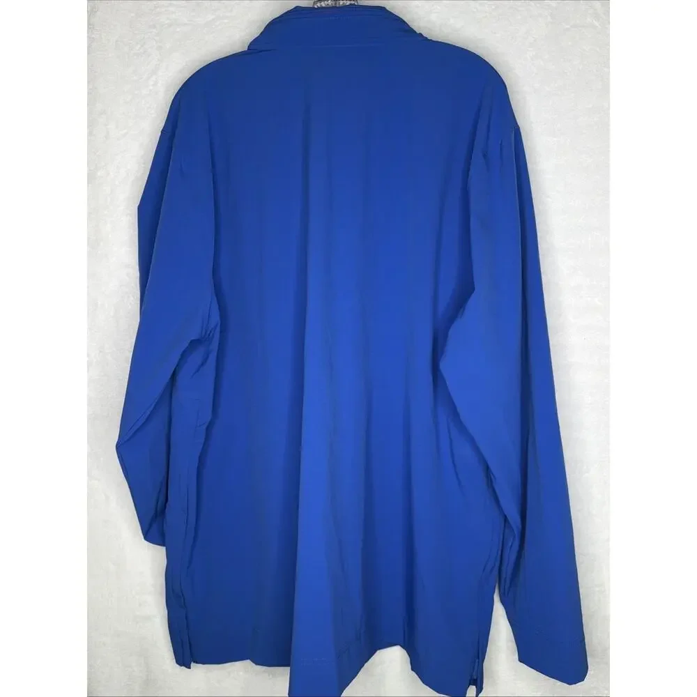 Florida Gators Football Team Issued Blue 1/4 Quarter Zip Jacket Jordan Men’s XL